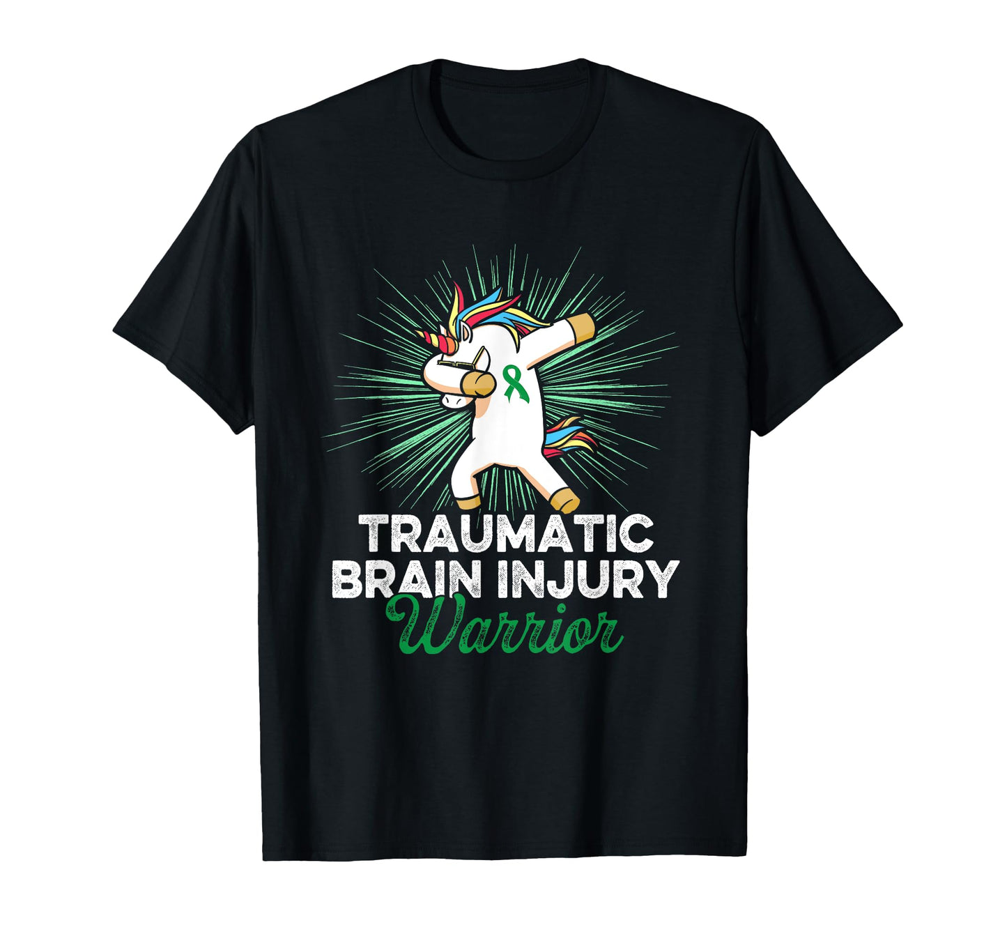 Traumatic Brain Injury Survivor Unicorn TBI Warrior T-Shirt