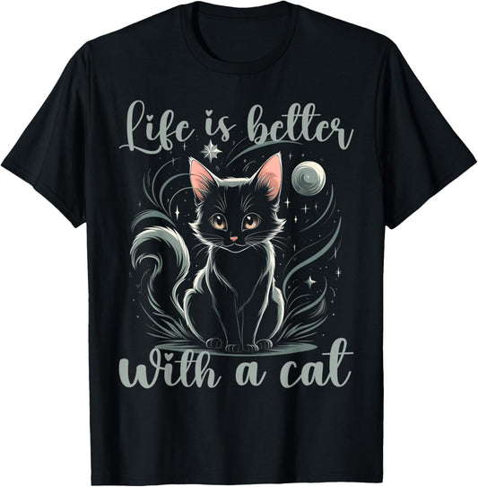 Cats Lover Funny Cute Cat T-Shirt