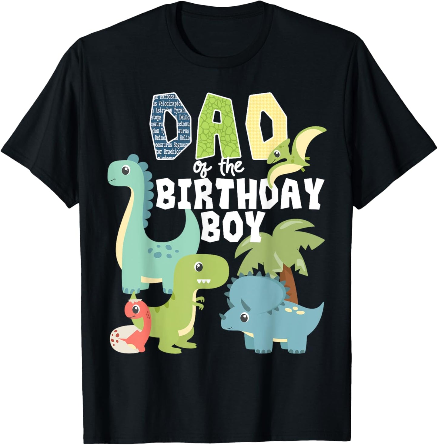 Dinosaurs Theme Birthday Dad of the Birthday Boy Dinosaur T-Shirt