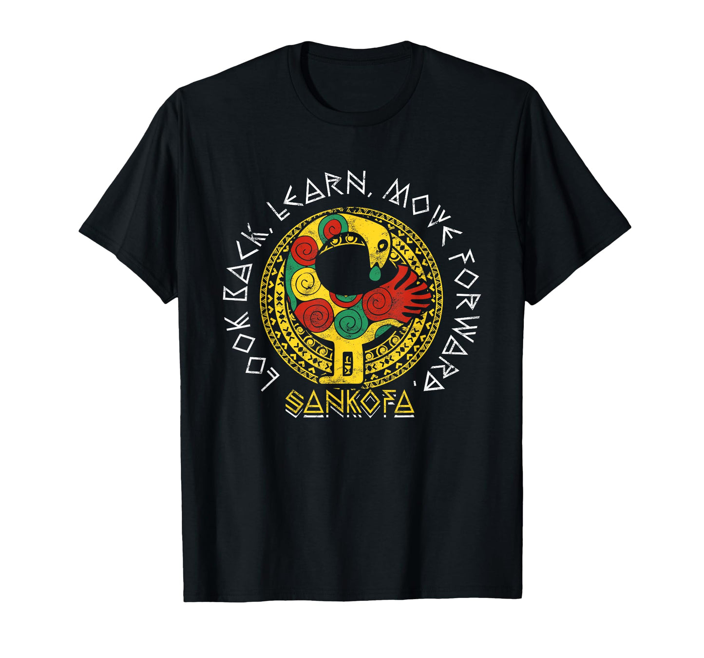 Sankofa Black History Month Adinkra Ghana T-Shirt
