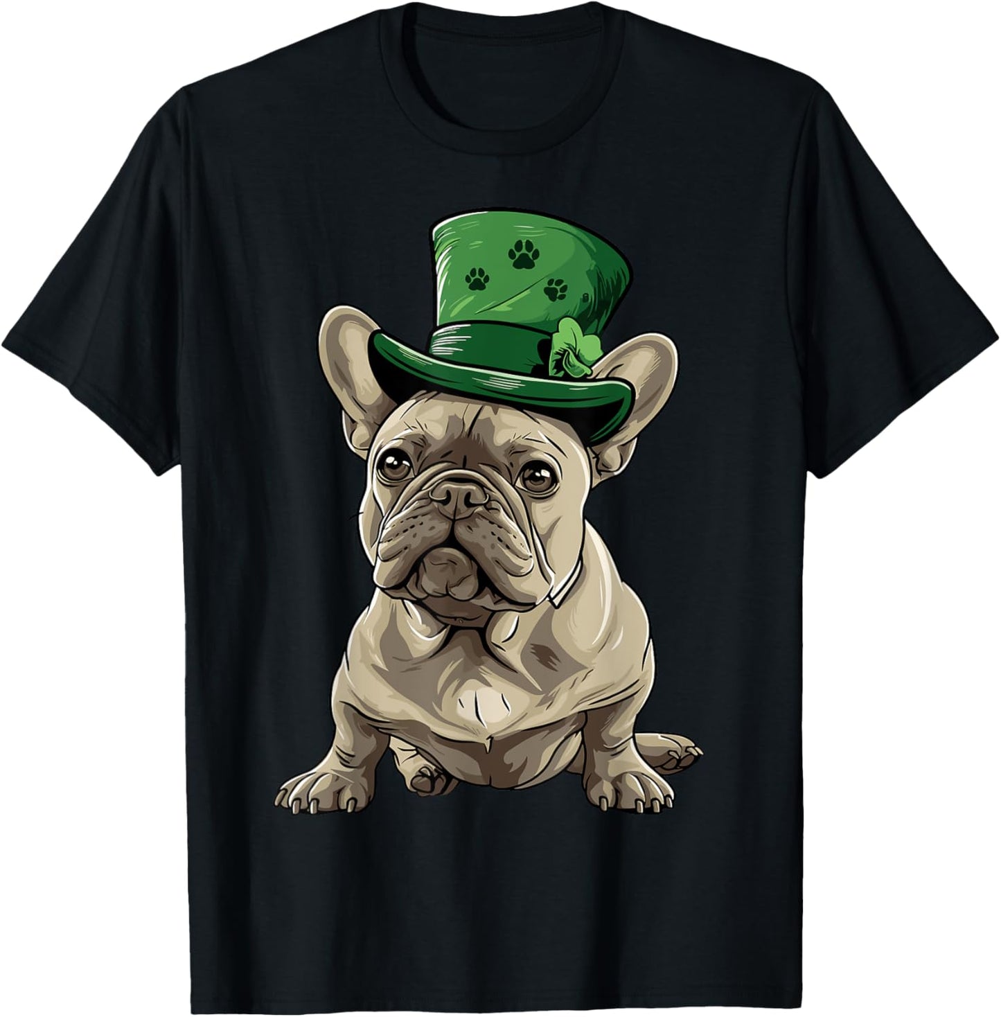 Funny French Bulldog Dog St Patricks Day Irish Pet Dog Lover T-Shirt