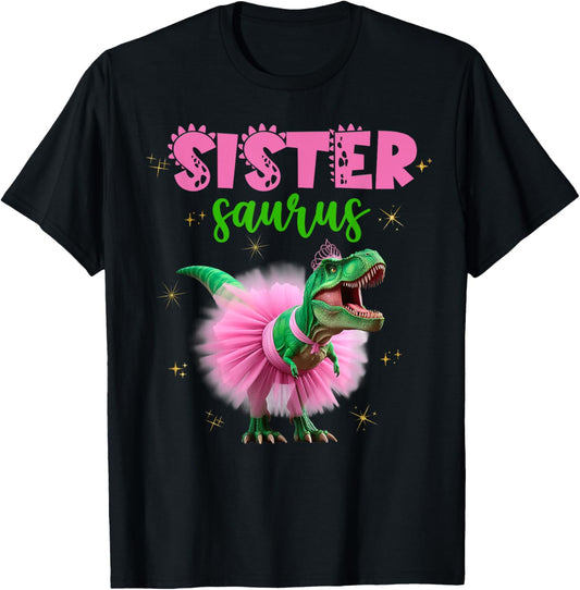 Dinosaur Girl Birthday Party Ballet Dancer Ballerina Outfit T-Shirt