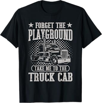 Toddler Semi Truck Boys T-Shirt
