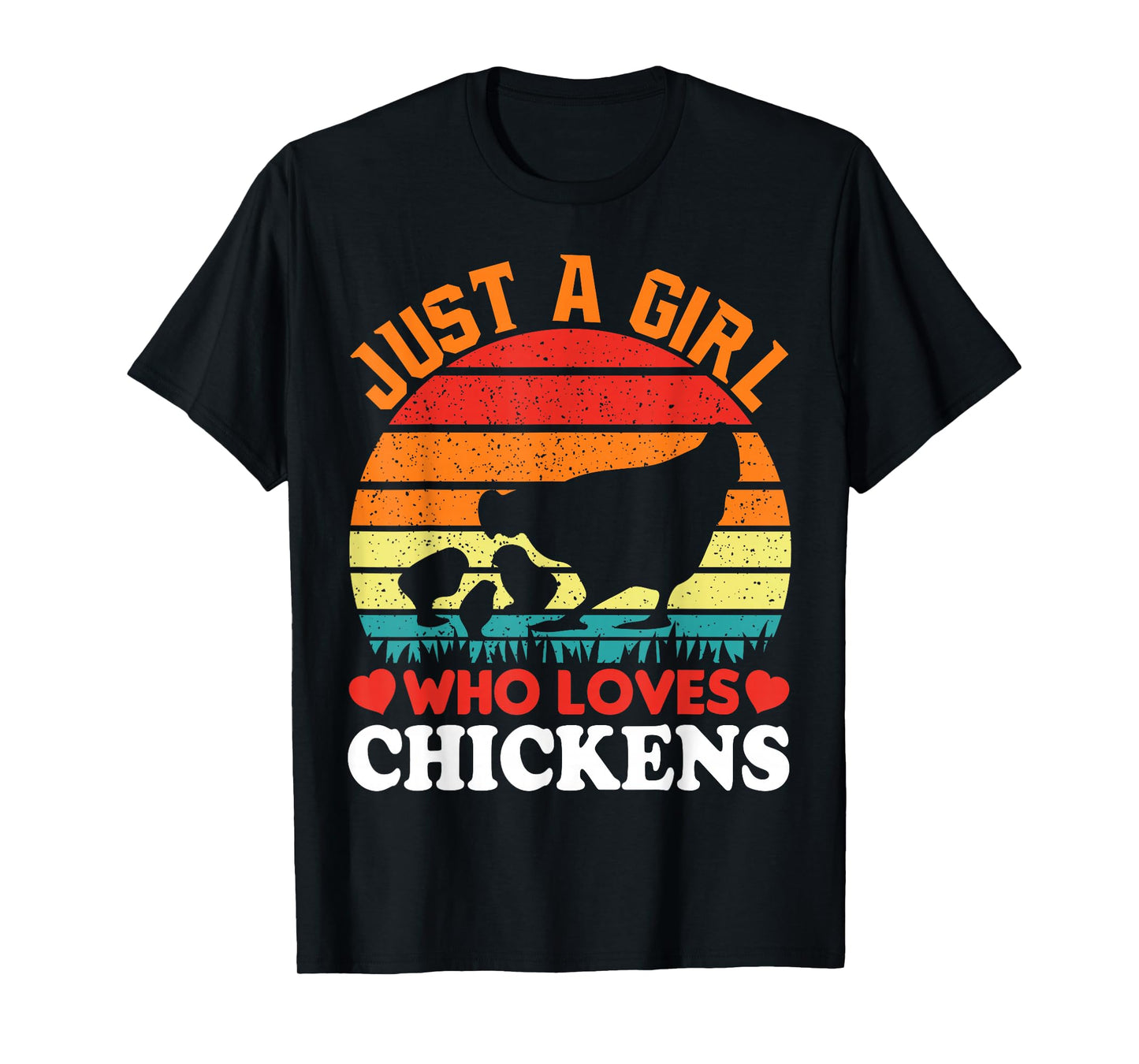 Just A Girl Who Loves Chickens T-Shirt