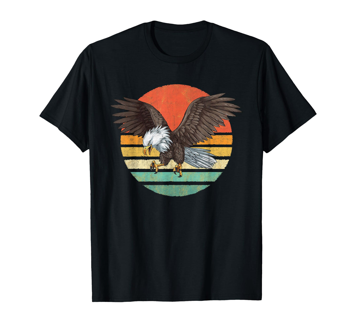 Bald Eagle T-Shirt Men Women Retro Vintage Bald Eagle T-Shirt