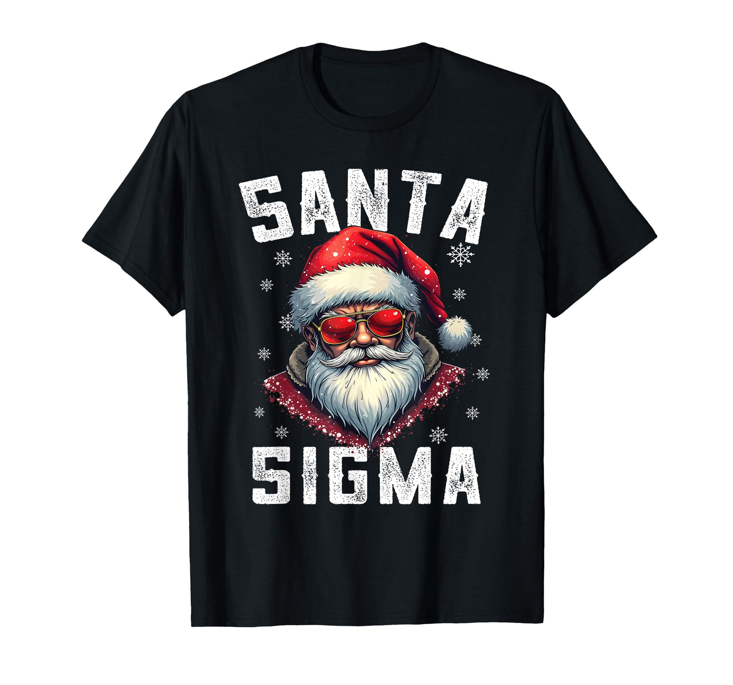 Santa Sigma Rizz Male The Rizzler Meme Funny Christmas T-Shirt