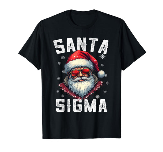 Santa Sigma Rizz Male The Rizzler Meme Funny Christmas T-Shirt