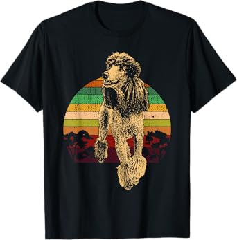 Poodle Standard Miniature & Toy Poodle Dog T-Shirt for Men Women Kids