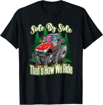 Side By Side ATV Four Wheeler Off Road Riding T-Shirt T-Shirt