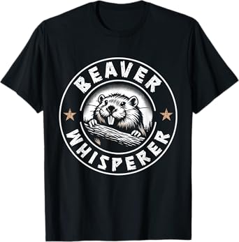 Beaver Whisperer Vintage Arts Animal Lovely Beavers Outfits T-Shirt