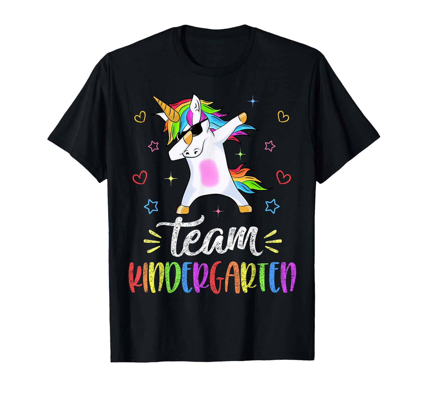 Team Kindergarten Unicorn Dab Teacher Back To School Gift T-Shirt