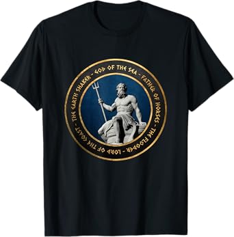 Poseidon Ancient Greek God T-Shirt
