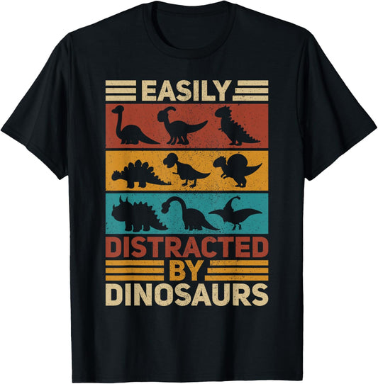 Types Of Dinosaurs Vintage Dinosaur Outfit Funny Dinosaur T-Shirt