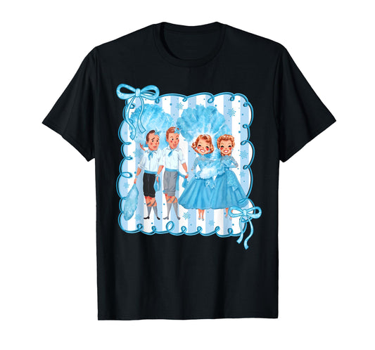 Sisters White Xmas Merry Christmas Xmas Snow Pajamas Holiday T-Shirt