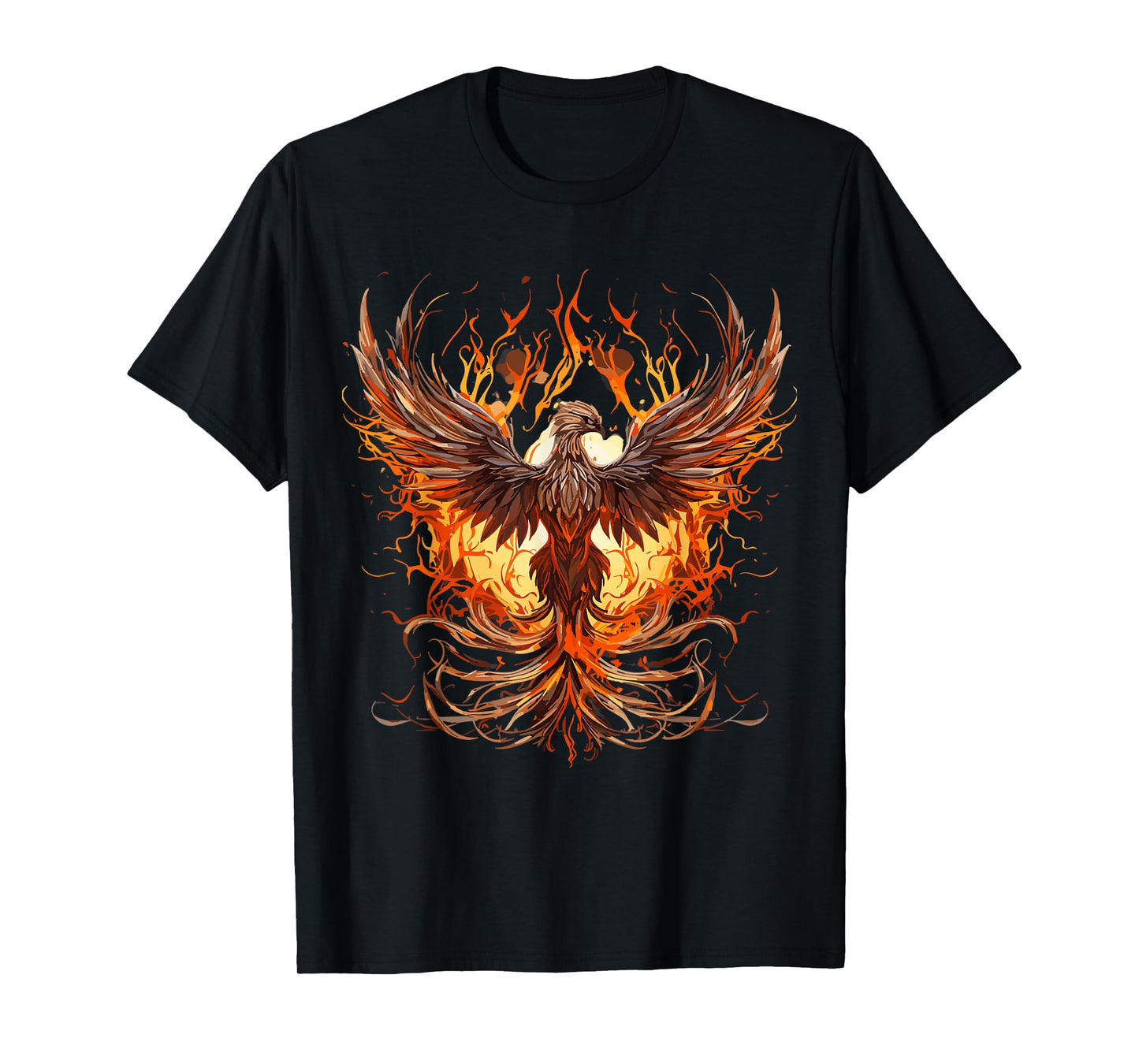 Phoenix Rising From Ashes Resurrection Rebirth New Beginning T-Shirt