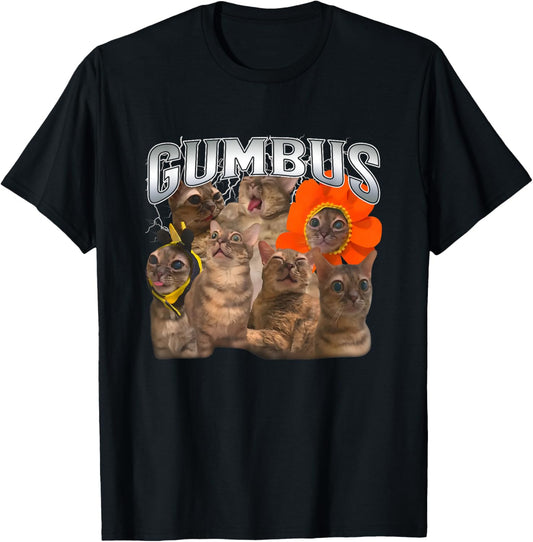 Funny Cat Gumbus Cat Lovers Trendy Cute Animal T-Shirt