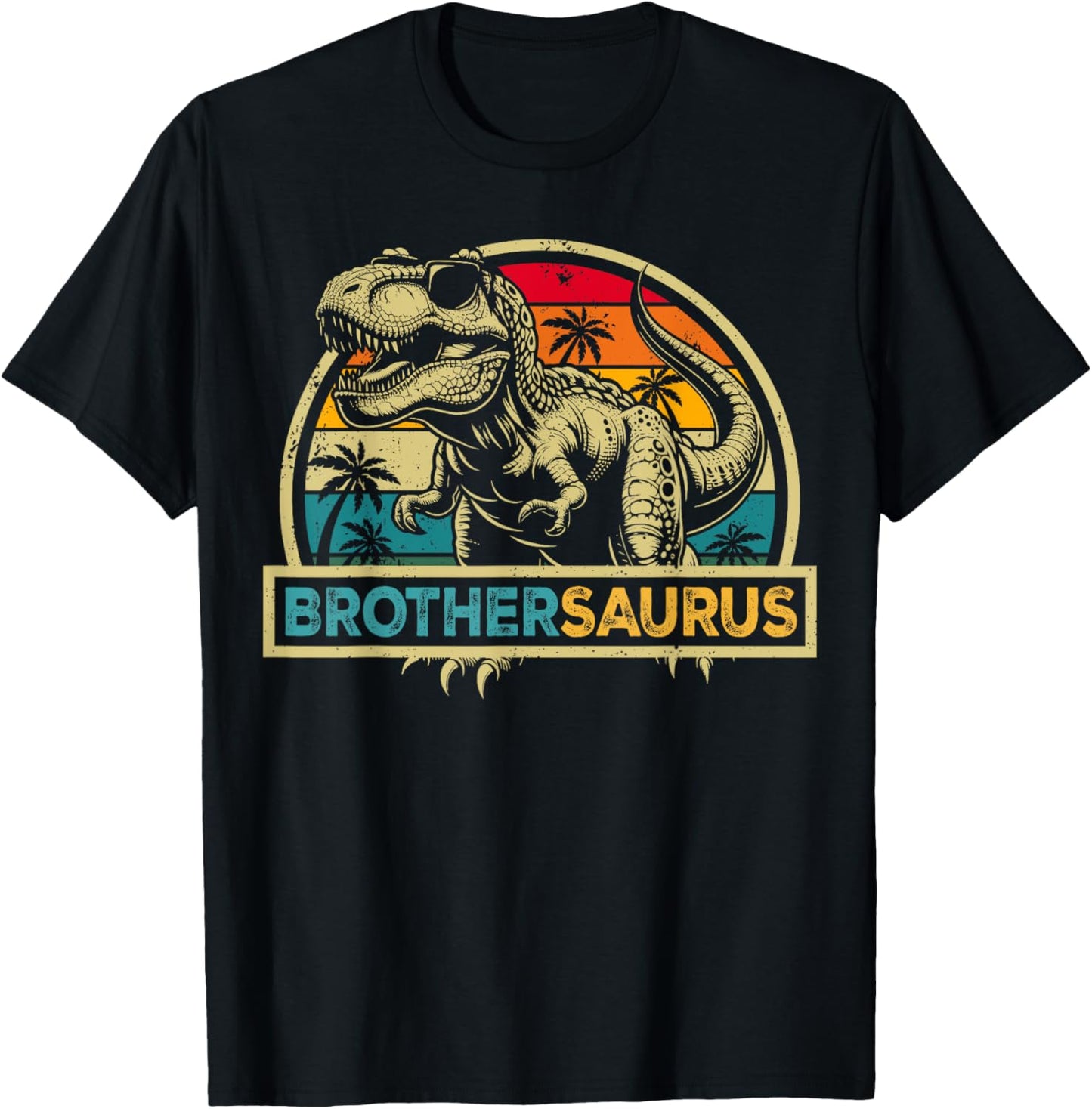 Brothersaurus T Rex Dinosaur Brother Saurus Family Matching T-Shirt