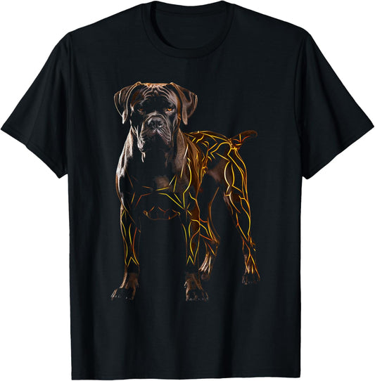 Cane Corso Dog Drawing Animal Art Graphic Cane Corso T-Shirt