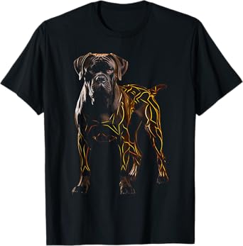 Cane Corso Dog Drawing Animal Art Graphic Cane Corso T-Shirt