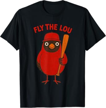 Retro Cardinal Name Pride Classic Fly The Lous Personalized T-Shirt