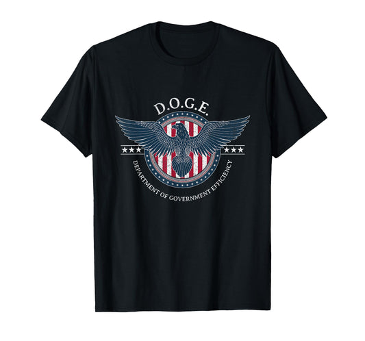 DOGE Department Of Government Efficiency Patriotic T-Shirt