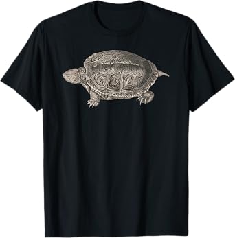 Cute Turtle Shirt Diamondback Terrapin Turtle Lover Tee T-Shirt