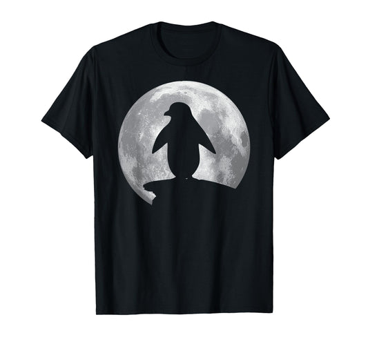 AFRICAN PENGUIN And Moon Vintage Halloween Costume T-Shirt