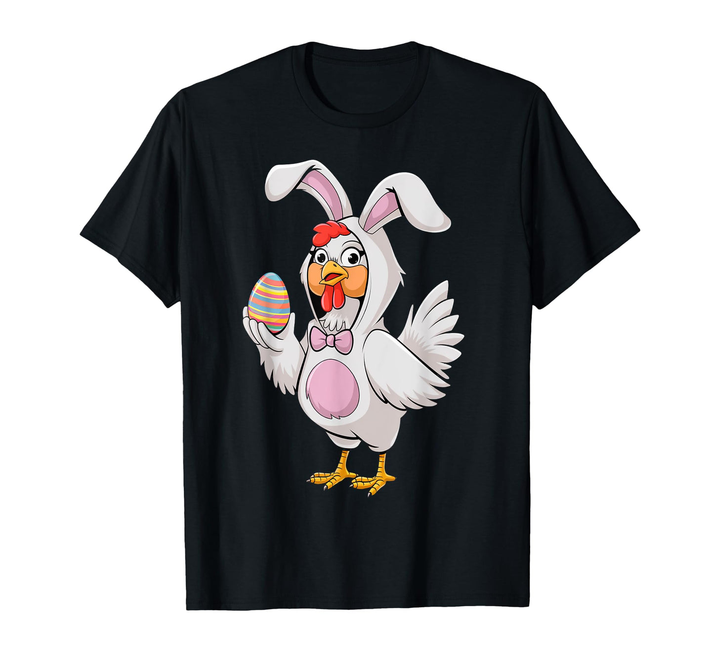 Funny Happy Easter Chicken Bunny Fun Eggs Farm Easter 2025 T-Shirt