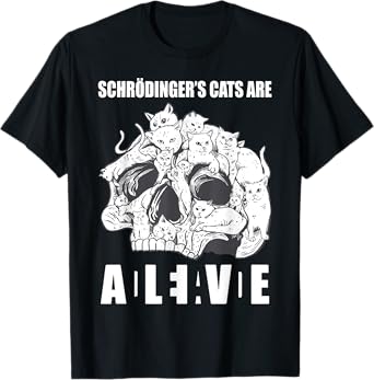 Schrödingers Cats Dead & Alive Science T-Shirt