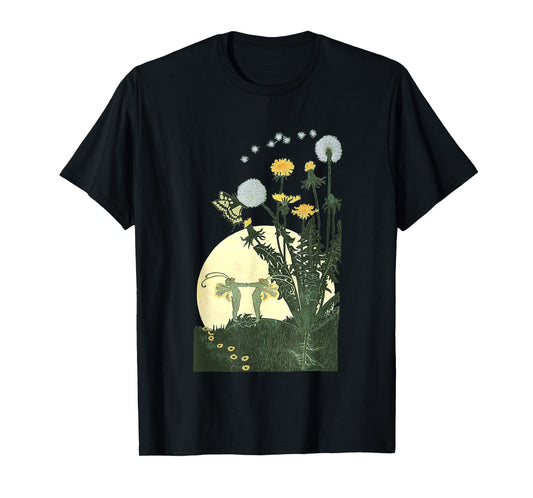 Enchanted Fairy Woodland Flower Garden Dance Moon T-Shirt T-Shirt