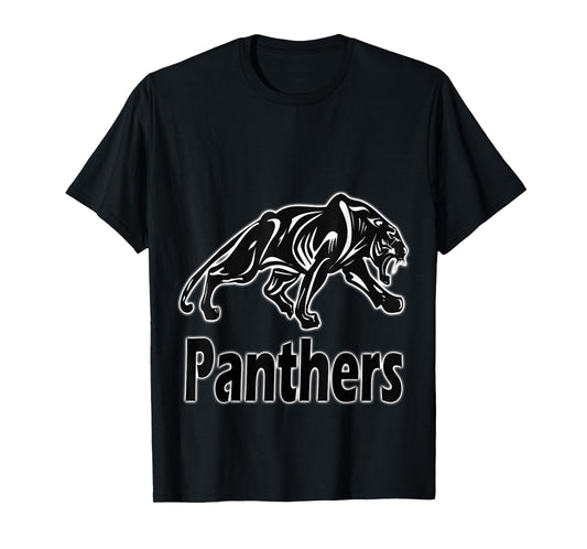 Panthers School Mascot Logo Spirit T-Shirt T-Shirt