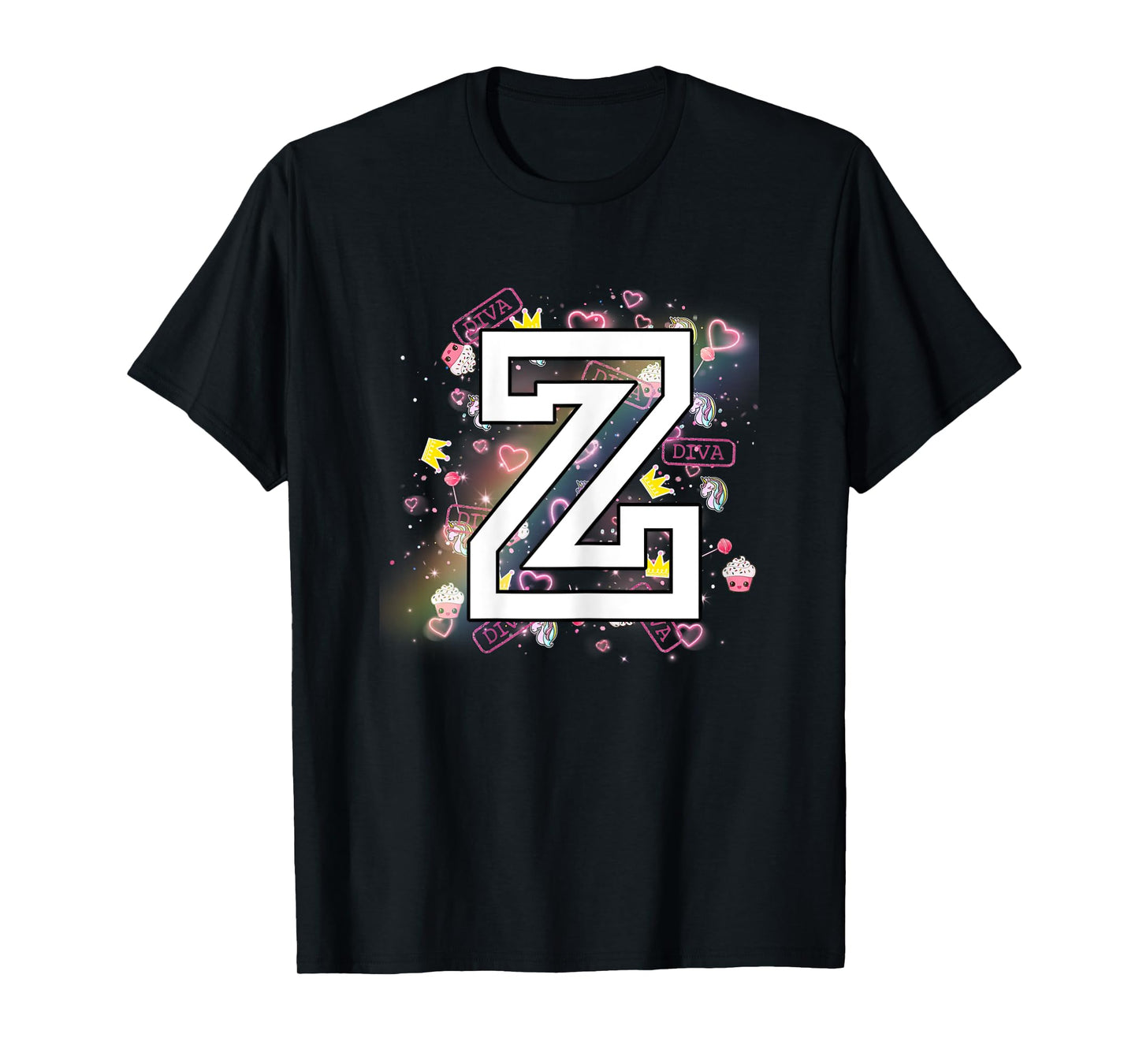 Kids Letter Z Clothing For a Girl Who's Name Starts With Z T-Shirt