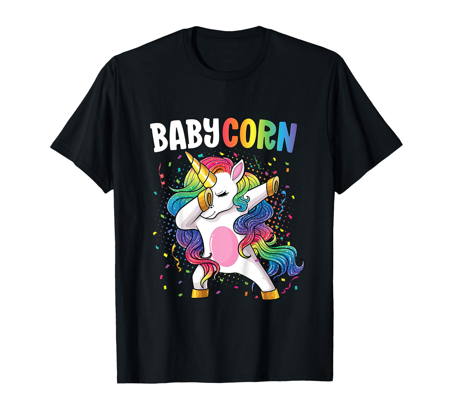 Babycorn Kids Unicorn Birthday Dabbing Unicorn Baby T-Shirt