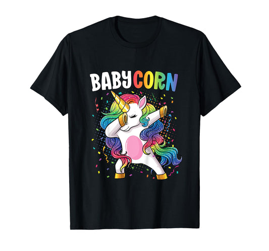 Babycorn Kids Unicorn Birthday Dabbing Unicorn Baby T-Shirt