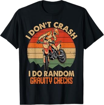 Funny Dirt Bike Shirt Boys MEn Motocross Dirt Bike Rider T-Shirt