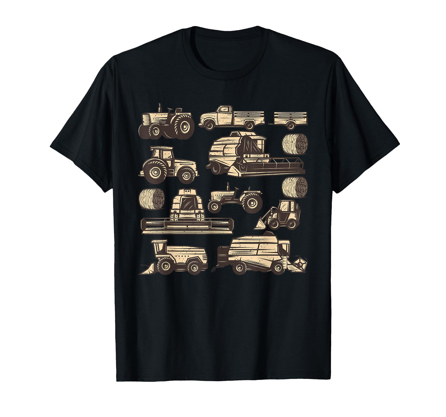 Tractor Farmer Art For Men Women Kids Farming Trucks Lover T-Shirt