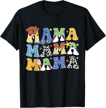 Funny Story Mama Boy Mom Mother's Day Tee For Womens T-Shirt