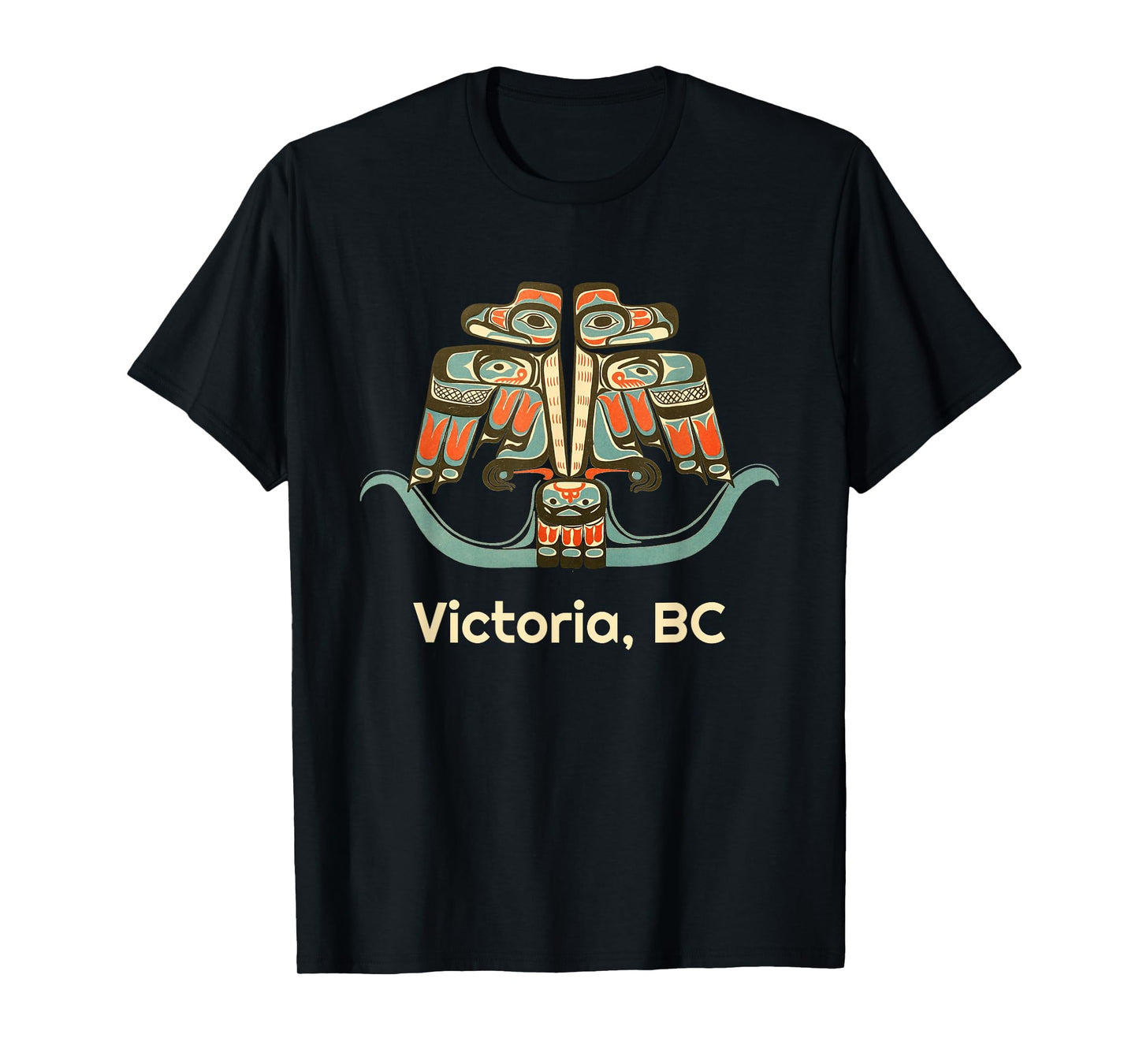Victoria British Columbia Canada Thunderbird BC Haida Art T-Shirt