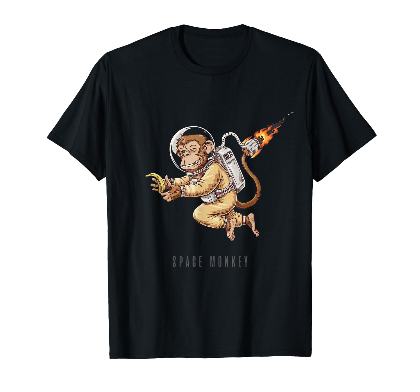 Space Monkey - The Monkey in Space with Banana T-Shirt
