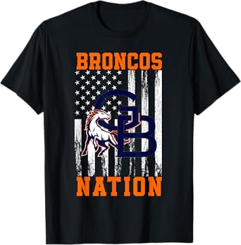 George Bush Broncos Logo Nation HS T-Shirt