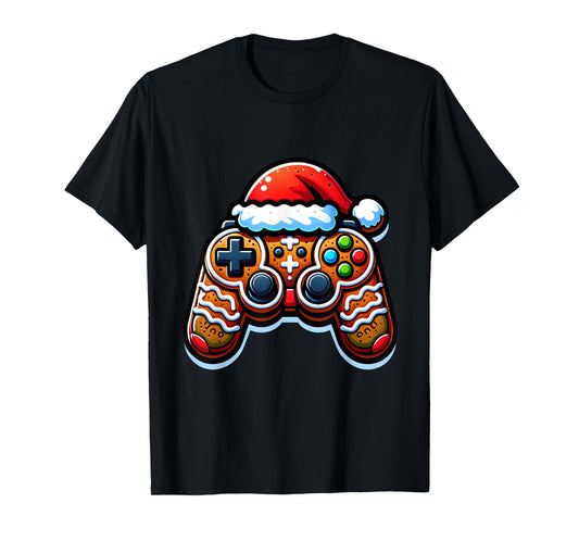 Christmas Gamer Boys Video Games Santa Controller Xmas Funny T-Shirt