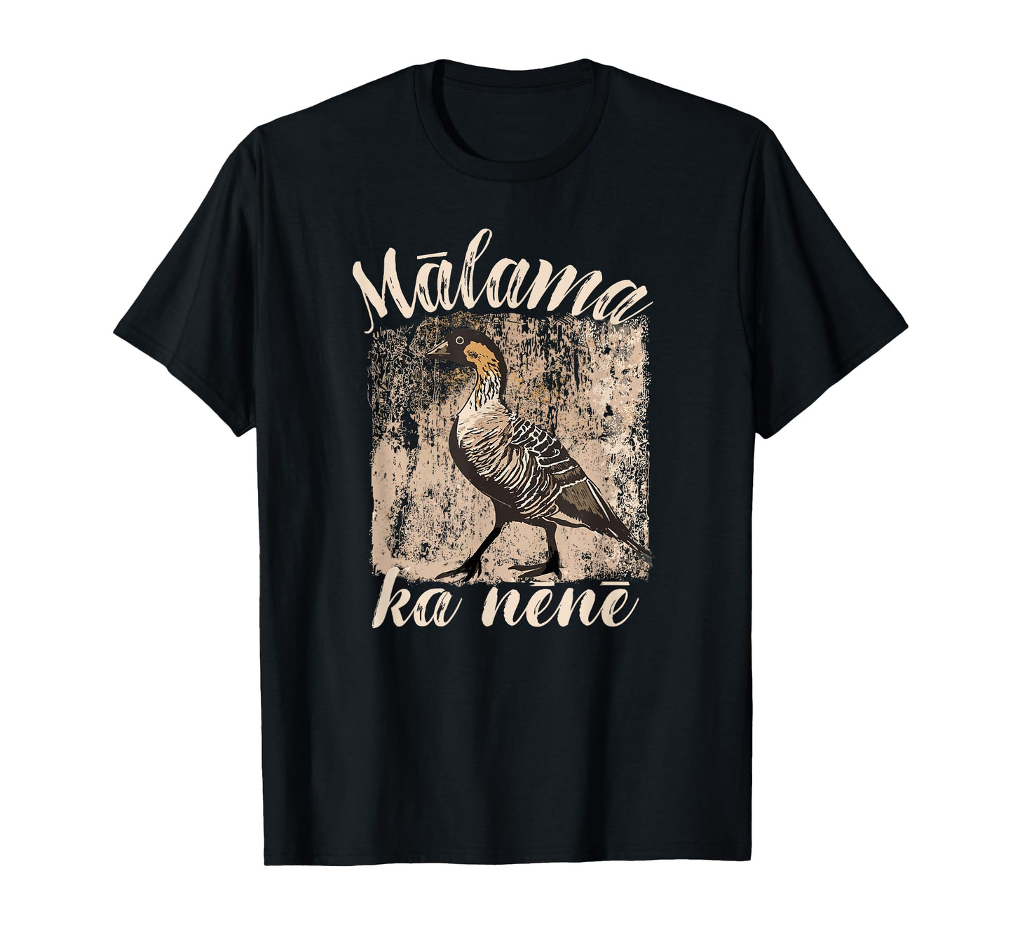Hawaii Nene Goose, Malama ka Nene, Endemic Bird of Hawaii T-Shirt