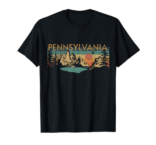 Pennsylvania T-Shirt, Small, Black