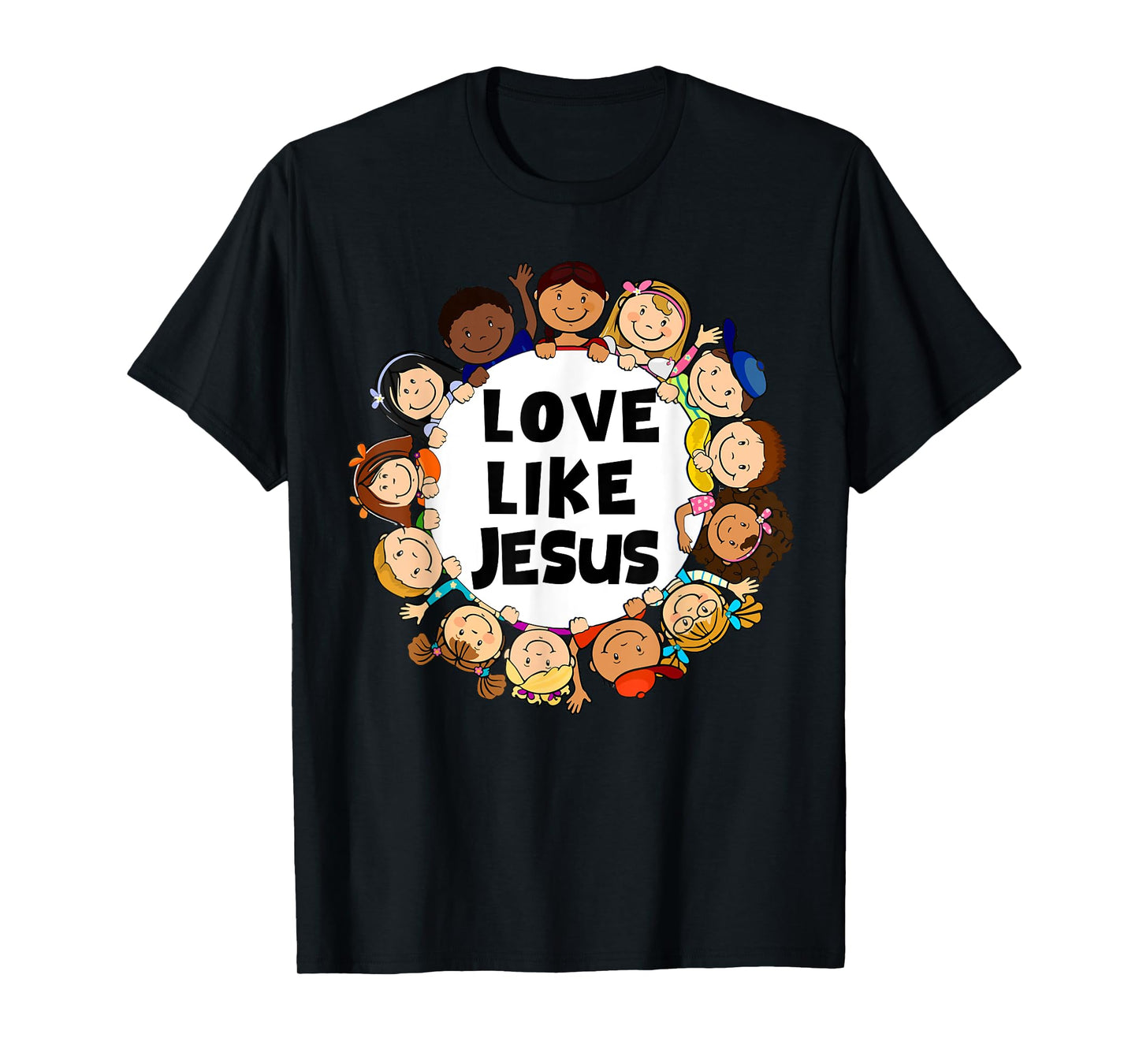 Kids Love Like Jesus Christian God Son Toddler Graphic Tee T-Shirt