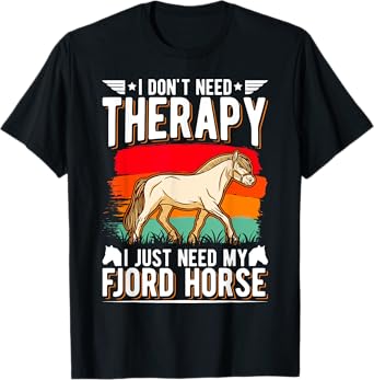 Fjord Horse Therapy Fjordi T-Shirt