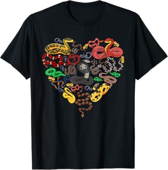 Different Types Of Snakes Boys Girl Educational Serpent T-Shirt