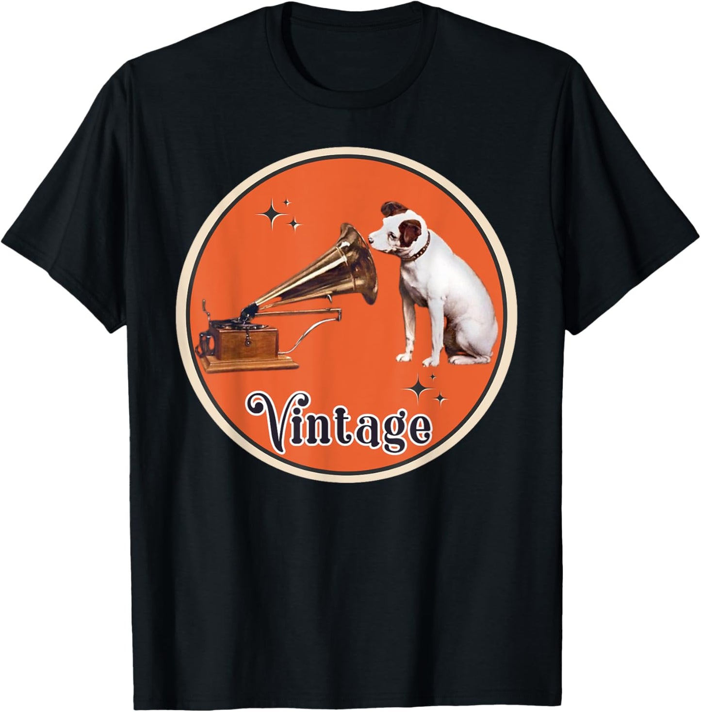 His Master's Voice RCA Victor Nipper Dog T-Shirt