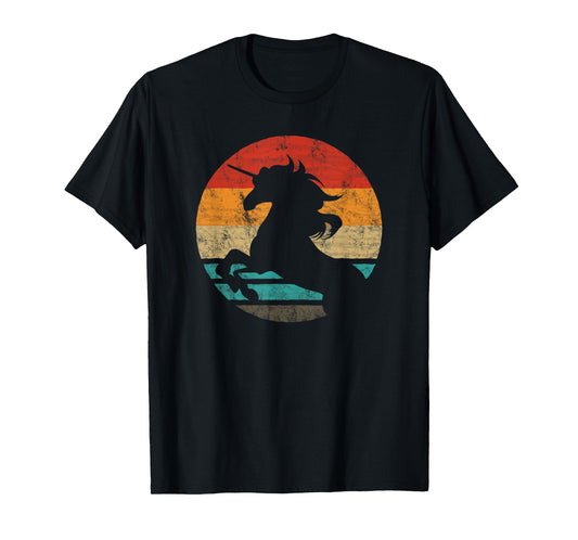 Unicorn Retro Style Vintage T-Shirt