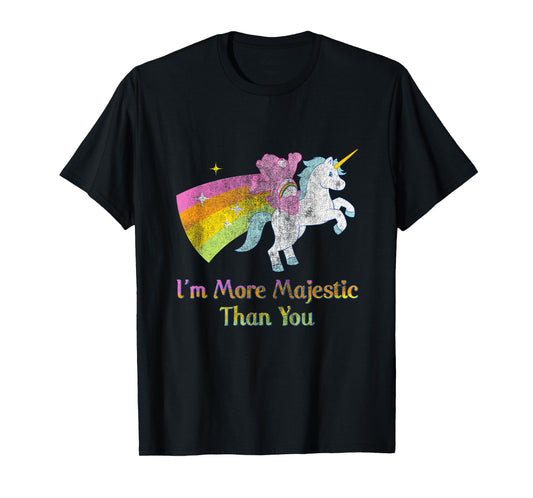 Care Bears More Majestic Than You Rainbow Unicorn Cartoon T-Shirt