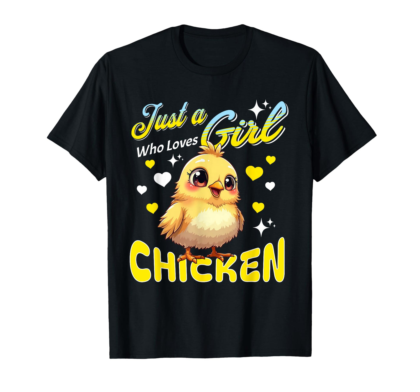 Just a Girl Who Loves Chicken Dress for Women and Kids T-Shirt